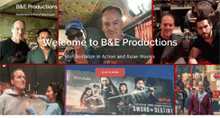 Desktop Screenshot of bxe-productions.com